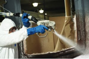 Resin spraying unit / fiberglass / simultaneous - FRP