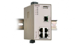 Managed gigabit Ethernet switch / industrial - 4 port, 10/100 Mbit/s | L105-S1