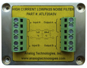 Ripple filter / low pass / high-current