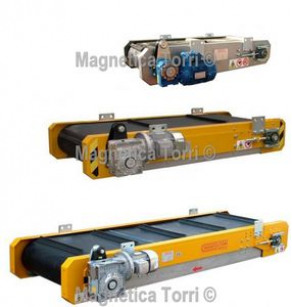 Magnetic separator / belt / for ferrous metals / foundry - SM series
