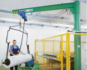 Full rotation jib crane / pillar / inverted - 80 - 1 000 kg, 2 - 7 m | D-GS series