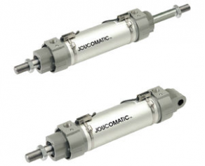 Pneumatic cylinder / double-acting / compact / round - ø 32 - 63 mm, max. 10 bar, -10 °C ... +70 °C | 438 series