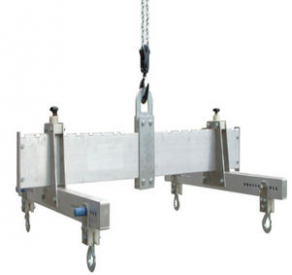 Aluminum lifting beam / variable / wide flange - 1 000 - 2 000 kg | PANHR series
