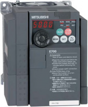 Compact frequency inverter - 0.1 - 15 kW, 0.2 - 400 Hz | FR-E700 series