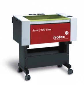 Laser marking machine / CO2 / fiber / compact - 610 x 305 mm, 10 - 60 W | Speedy 100 flexx
