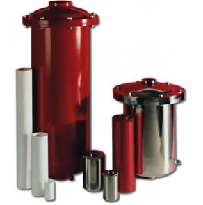 Metallic filter / housing / for vacuum pumps - max. 765 m³/h