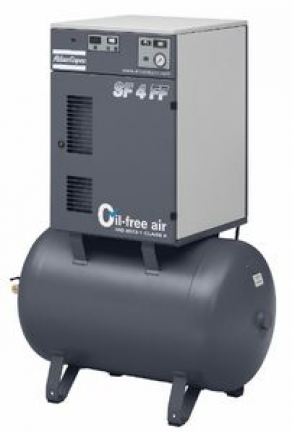 Air compressor / scroll / oil-free / low-noise - 1.9 - 40.8 l/s, 8 - 10 bar | SF 1-22