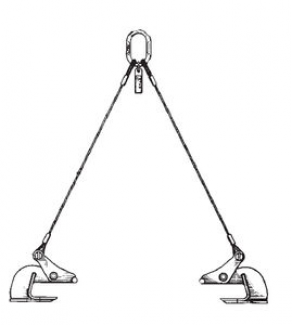 Metal sheet lifting clamp / horizontal - 1 000 - 20 000 kg | LJR series