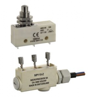 Snap-action switch / waterproof - IP 67 | MP110 series