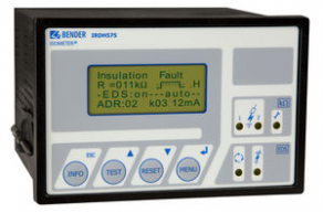 Insulation fault locator - 800 V, 1 - 10 000 k&#x003A9; | ISOMETER® IRDH575 series 