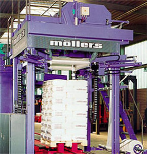 Automatic pallet wrapping machine / stretch film / vertical - max. 1200 x 1200 x 1300 mm, max. 120 p/h | HSA-HE
