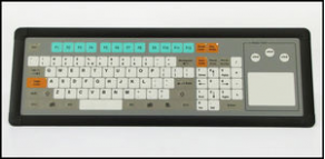 Keyboard with touchpad / recessed / industrial - kt-96-i-02