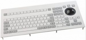 106-keys keyboard / with trackball / diaphragm / industrial - KBLT106