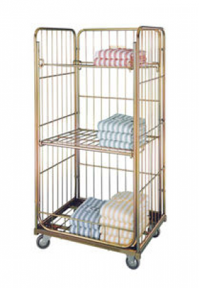 Galvanized cage cart - 800 x 600 x 1 730 mm | GW 1700 