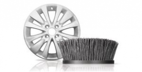 Circular brush / deburring / for cleaning / polishing