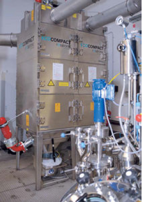 Cartridge dust collector / chemical process - max. 21 600 m³/h | ECB series
