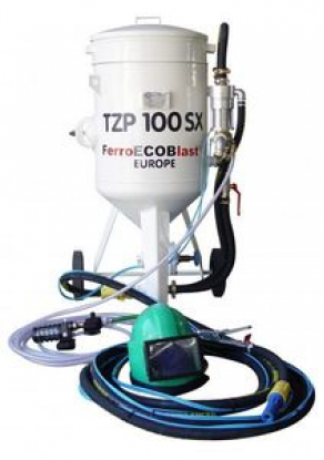 Mobile sand-blasting machine - max. 200 l | TZP series