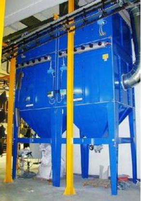 Cartridge dust collector / for powder coating