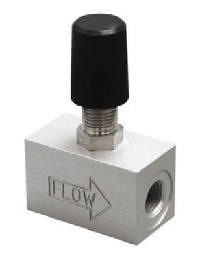 Needle valve / flow-control / for liquids / for gas - 1/4", max. 10 bar, max. 0.3 ln/min | NV-003-HR