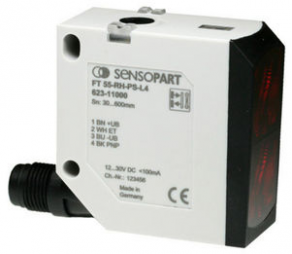 Photoelectric sensor / direct reflection sensor / block type - max. 2 000 mm | F 55 series