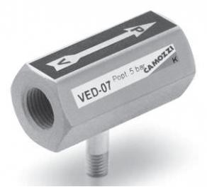 Venturi ejector / anodized aluminium / online - ø 0.7 - 0.9 mm, 14 - 21 l/min, 5 bar | VED series