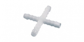 Splined fitting / cross / plastic - 4 - 6 mm, max. 10 bar