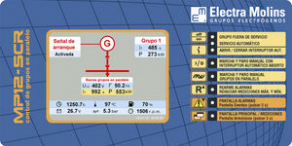 Automatic control panel for generator sets - MP12-SCR