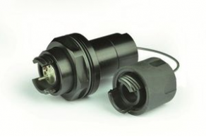 Multi-channel fiber optic connector / fiber optic lens / circular / flange - MM, SM, IP67, 2-4 channels