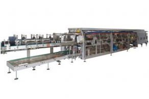 Tray packer sleeve wrapping machine with heat shrink film / automatic - max. 7 200 p/h | Innopack Kisters TSP Basic