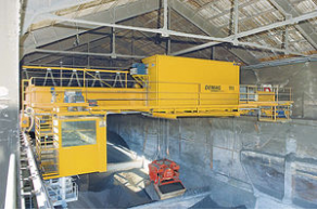 Process crane for recycling industry