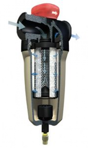 Compressed air filter - 0.6 - 468 m³/min (21 - 17 000 cfm)