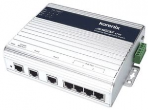 PoE Ethernet switch / managed / industrial - PoE Plus, 24 / 48 VDC