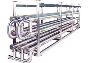 Tube-tube heat exchanger - max. 285 °C