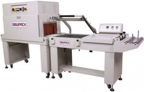 Semi-automatic L-sealer / with shrink tunnel / rugged / hot knife - max. 750 x 550 mm, 800 - 1 200 p/h | fl-t+sm series