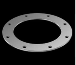 Through-hole flange / stainless steel - DIN 24154, T2