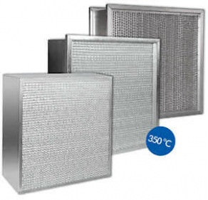 Panel filter / air / high-temperature - max. 350 °C, 292 mm | MASHT series