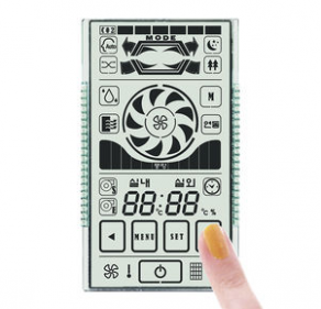 Touch screen keypad / LCD display - 56.0 x 97.0 mm