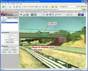 Web-enabled 3D point cloud visualization software - Leica TruView & Cyclone PUBLISHER