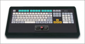 105-key keyboard / with pointing device / industrial - KT-105-T-03