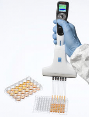 Electronic pipette / multi-channel / with adjustable tip spacing - 4-, 6-, 8-, 12-channel | VOYAGER