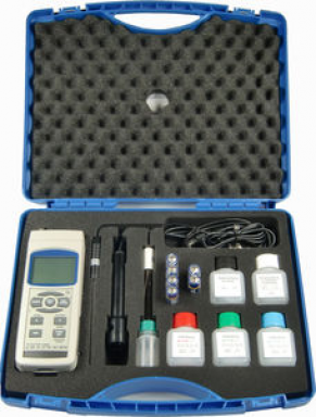 Test kit pH - 0 - 14 pH, max. 60 °C, max. 132 PPM, max. 20 mg/l 