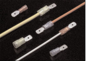 Quick-disconnect solderless terminal / male / isolated - 22 - 10 AWG | PIDG FASTON series 