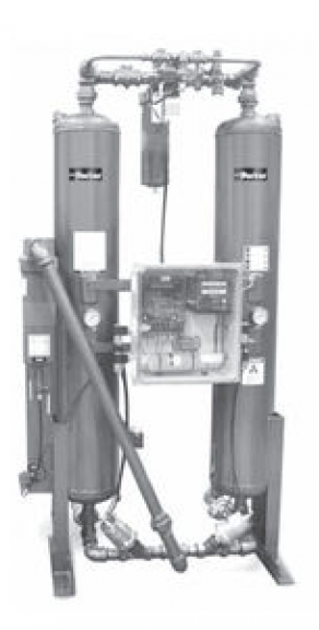 Heatless desiccant compressed air dryer - max. 800 scfm | PTW series
