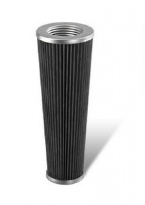 Dust filter cartridge / for air / for gas / pleated