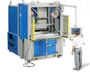 Forming press / hydraulic / compact / semi-automatic - max. 3000 x 2000 x 800 mm | MECAFORM