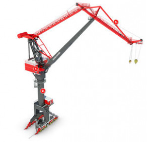 Swing arm crane / for offshore applications