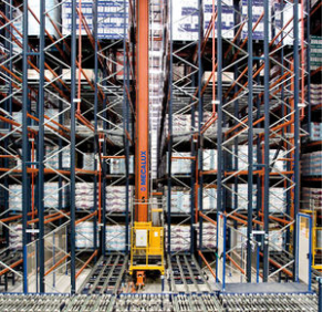 Automatic storage system with stacker crane