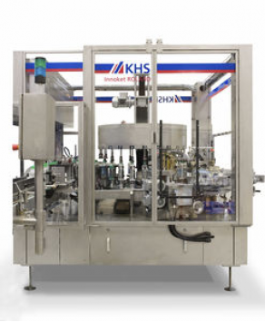 Hot-melt glue labeling machine / rotary / automatic / bottles - max. 45 000 p/h | Innoket Roland HS