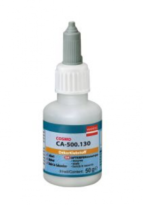 Cyanoacrylate adhesive / instant / for the furniture industry - COSMO CA-500.130