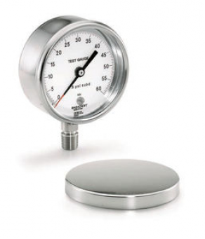 Trial pressure gauge / Bourdon tube - 3", max. 1 000 psi | 1084